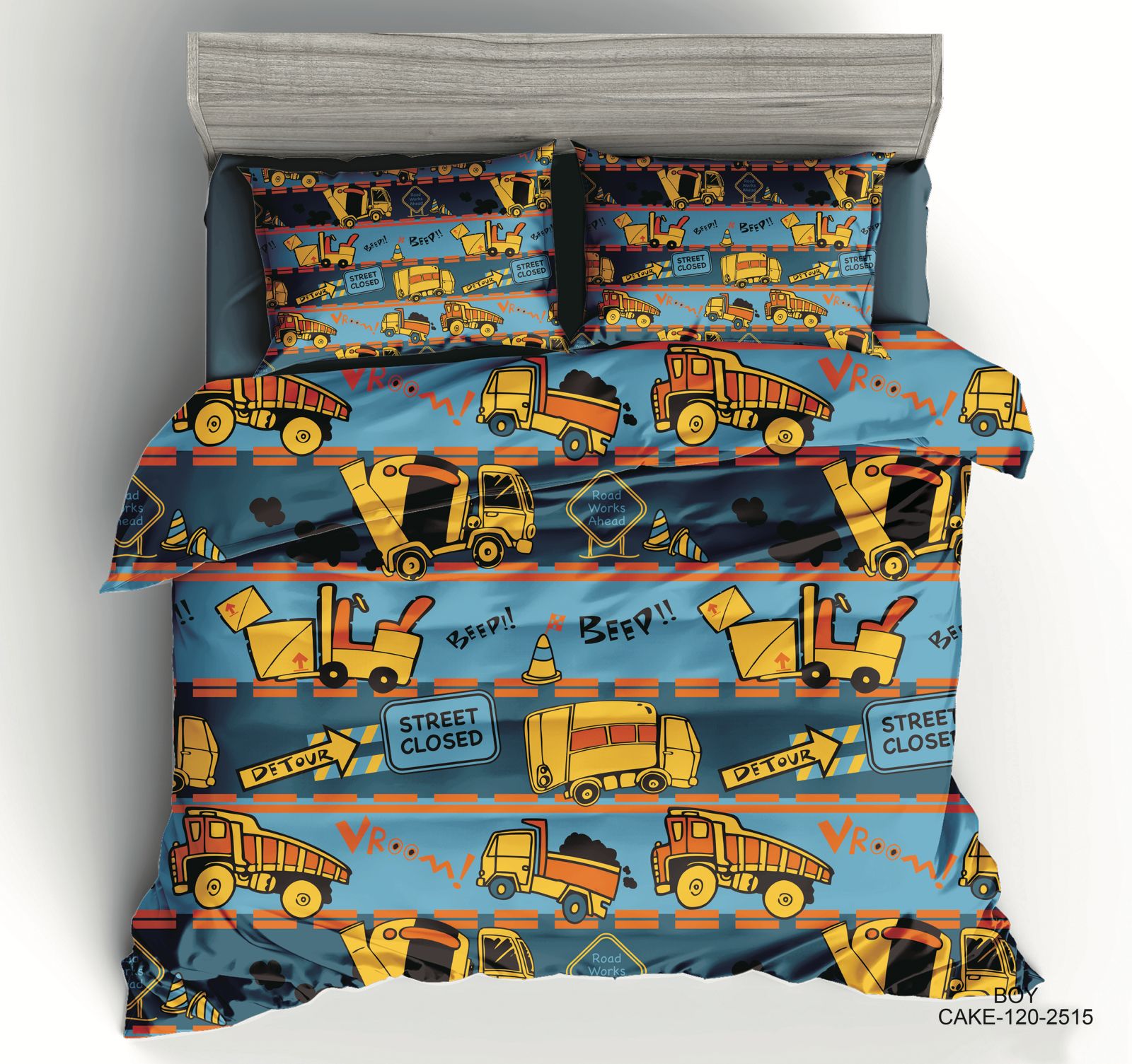 4PC COMFORTER SET-SINGLE 160 × 220 cm