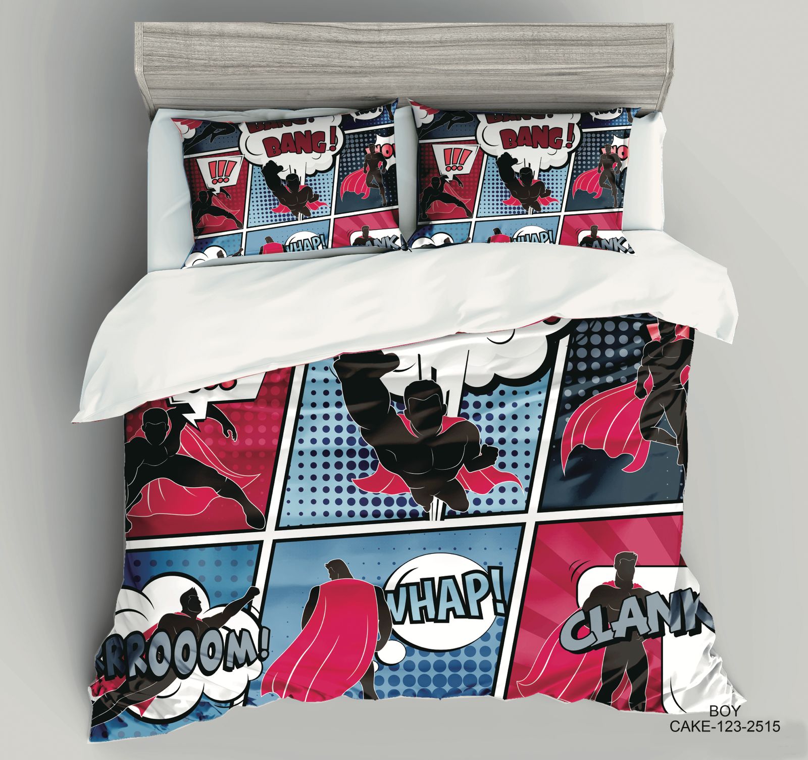 4PC COMFORTER SET-SINGLE 160 × 220 cm