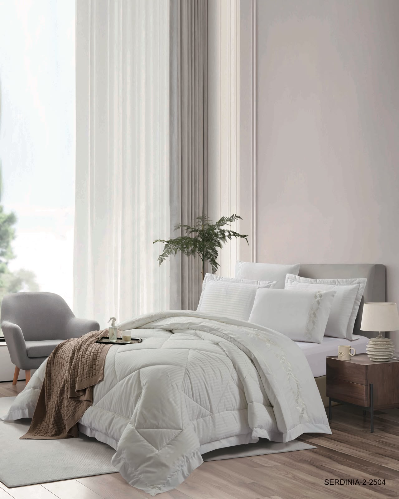 Premium 6-Piece Comforter Bedding Set – King Size