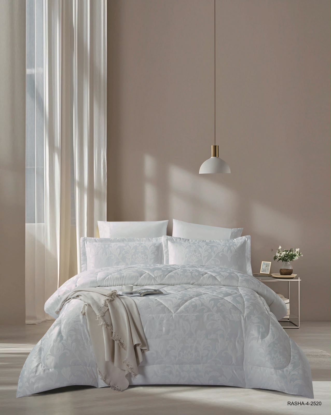 4PC COMFORTER SET-SINGLE 160 × 220 cm