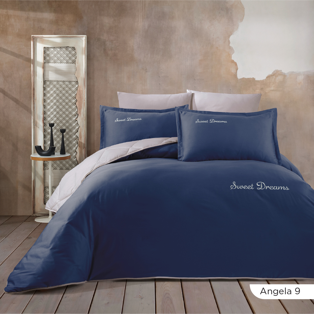 100% Pure Cotton Super King Size 6-Piece Comforter Set