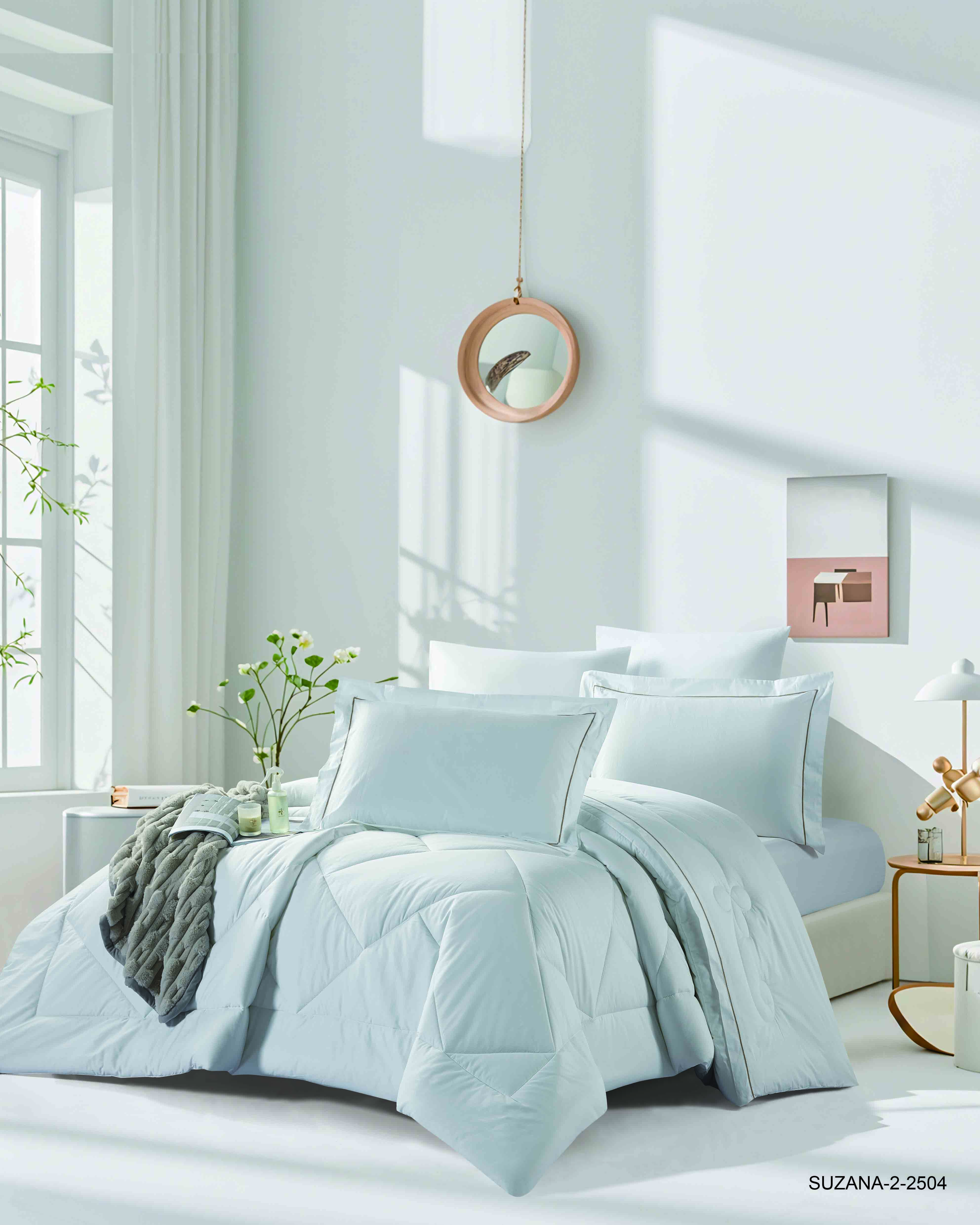 Premium Single 4-Piece Comforter Bedding Set – 100% Cotton | 300 Thread Count
