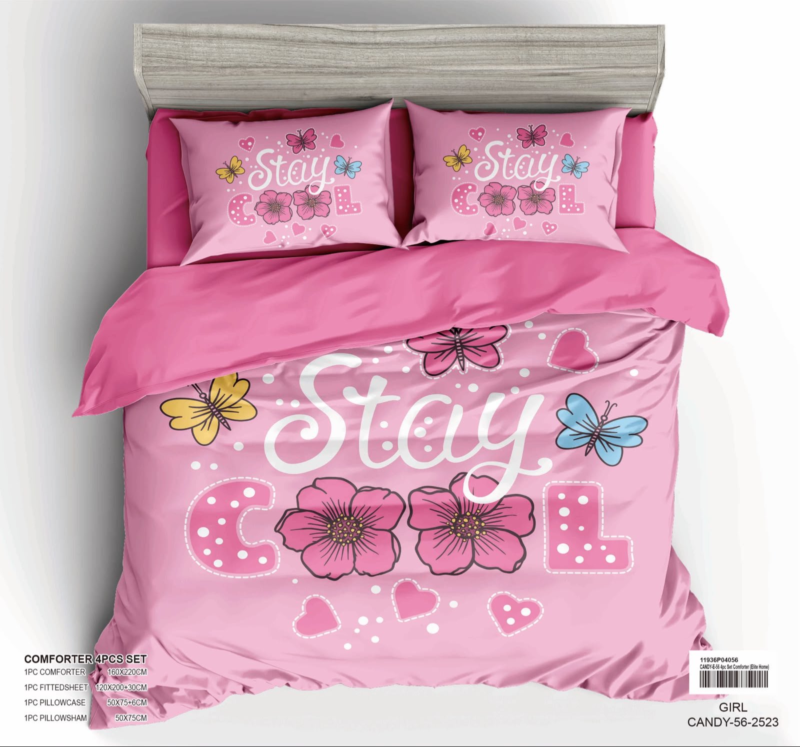 4-Piece Kids Comforter Bedding Set