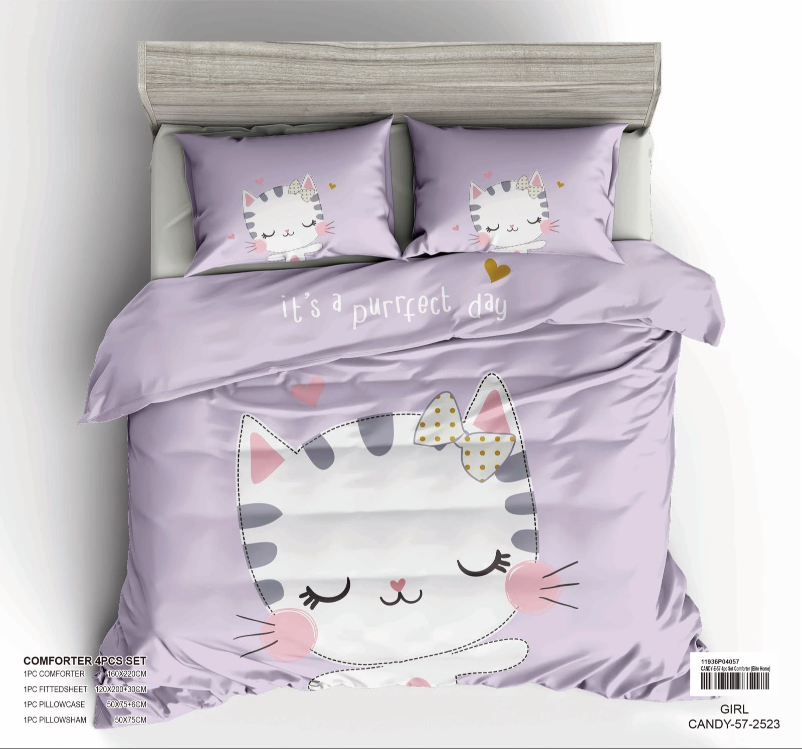 4-Piece Kids Comforter Bedding Set