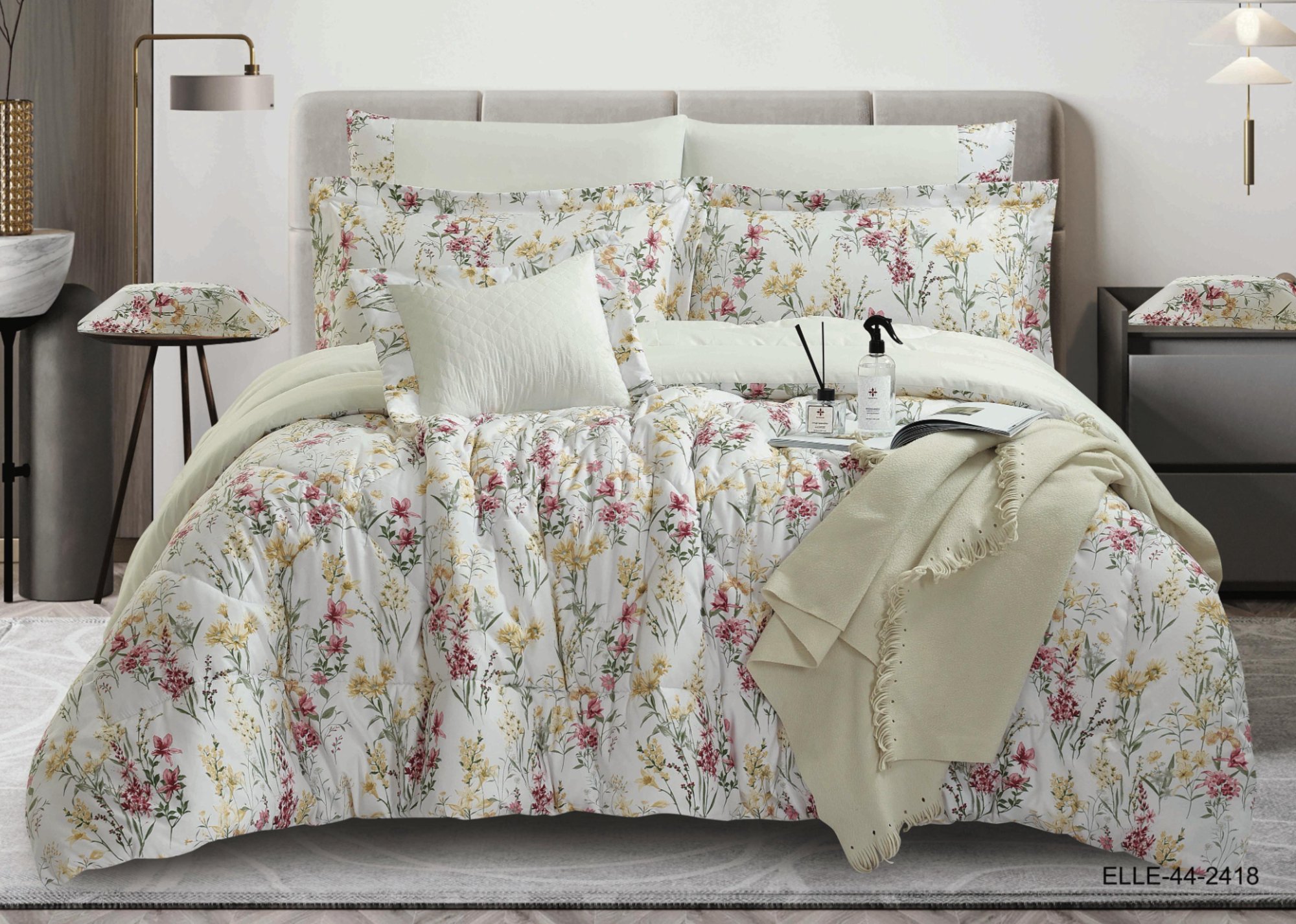 SUPERKING SIZE COMFORTER 9PCS SET WITH HARD BOX PACKING