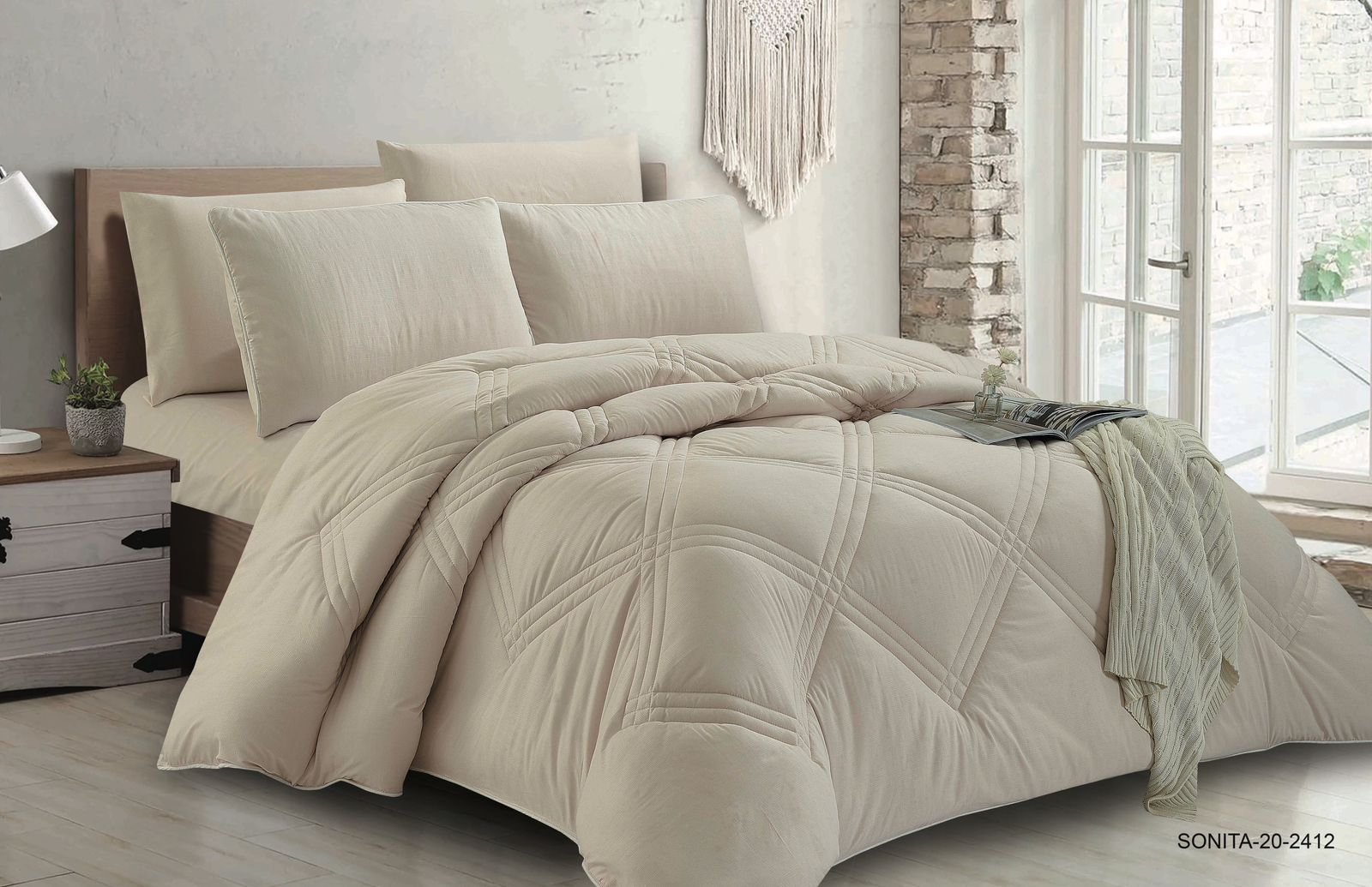 6PC COMFORTER SET-DOUBLE