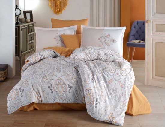 100% COTTON 4PCS COMFOTER SET  SINGLE SIZE