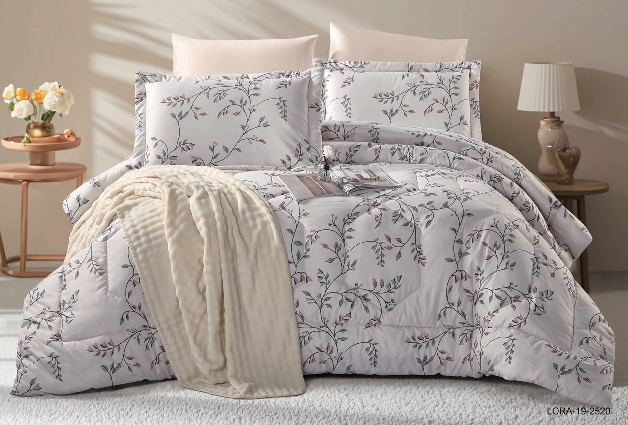 6-Piece Double Super King Size Comforter Set