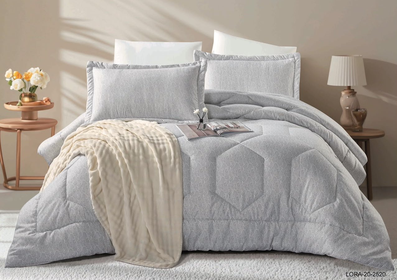 6-Piece Double Super King Size Comforter Set