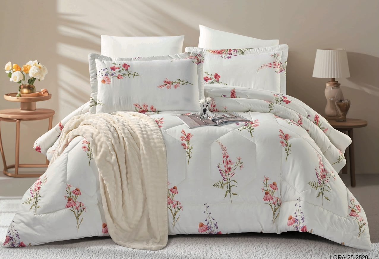 6-Piece Double Super King Size Comforter Set