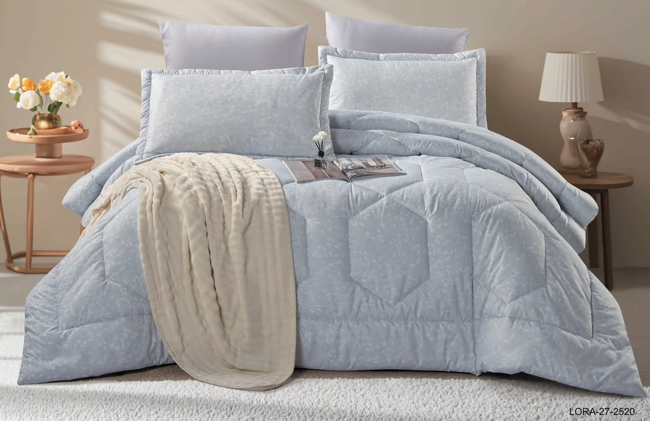 6-Piece Double Super King Size Comforter Set