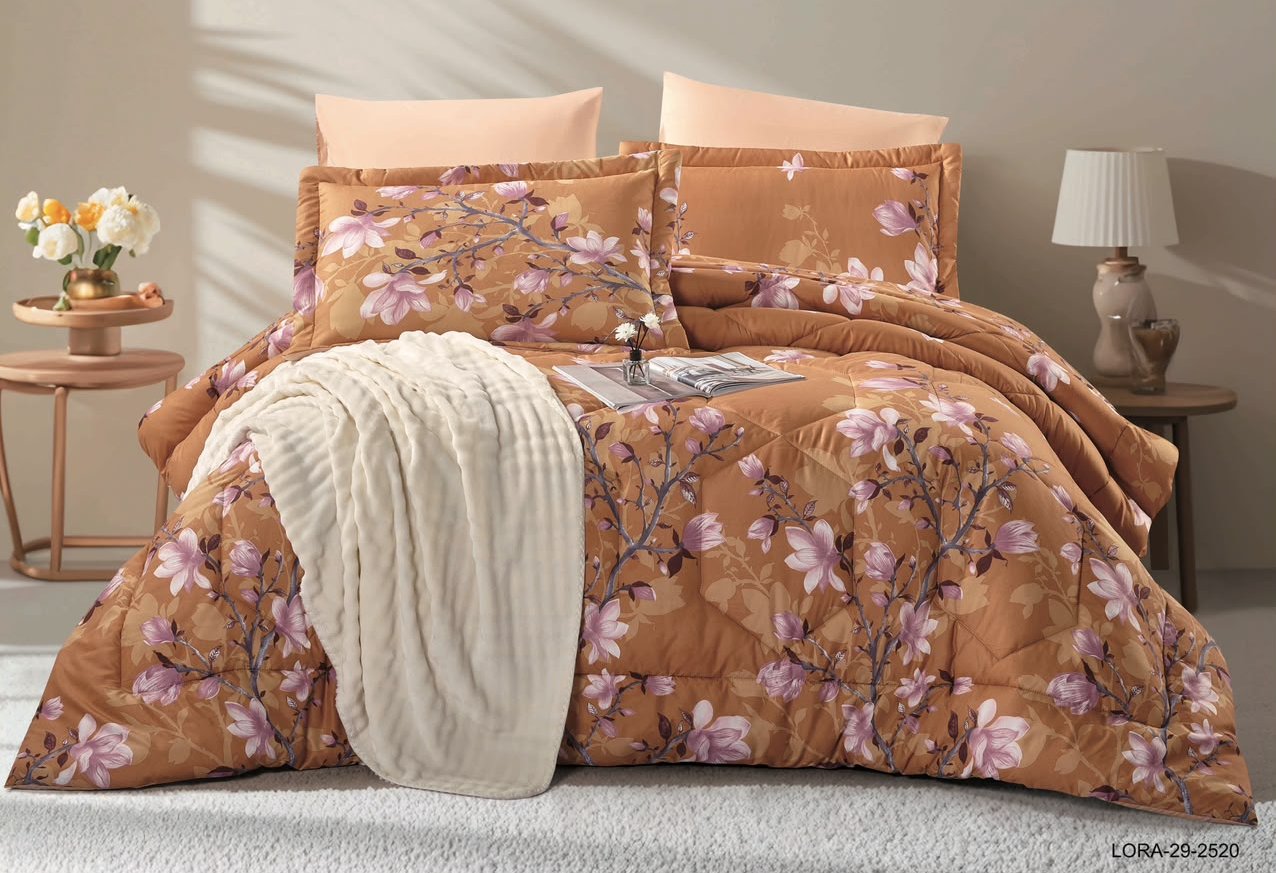 6-Piece Double Super King Size Comforter Set