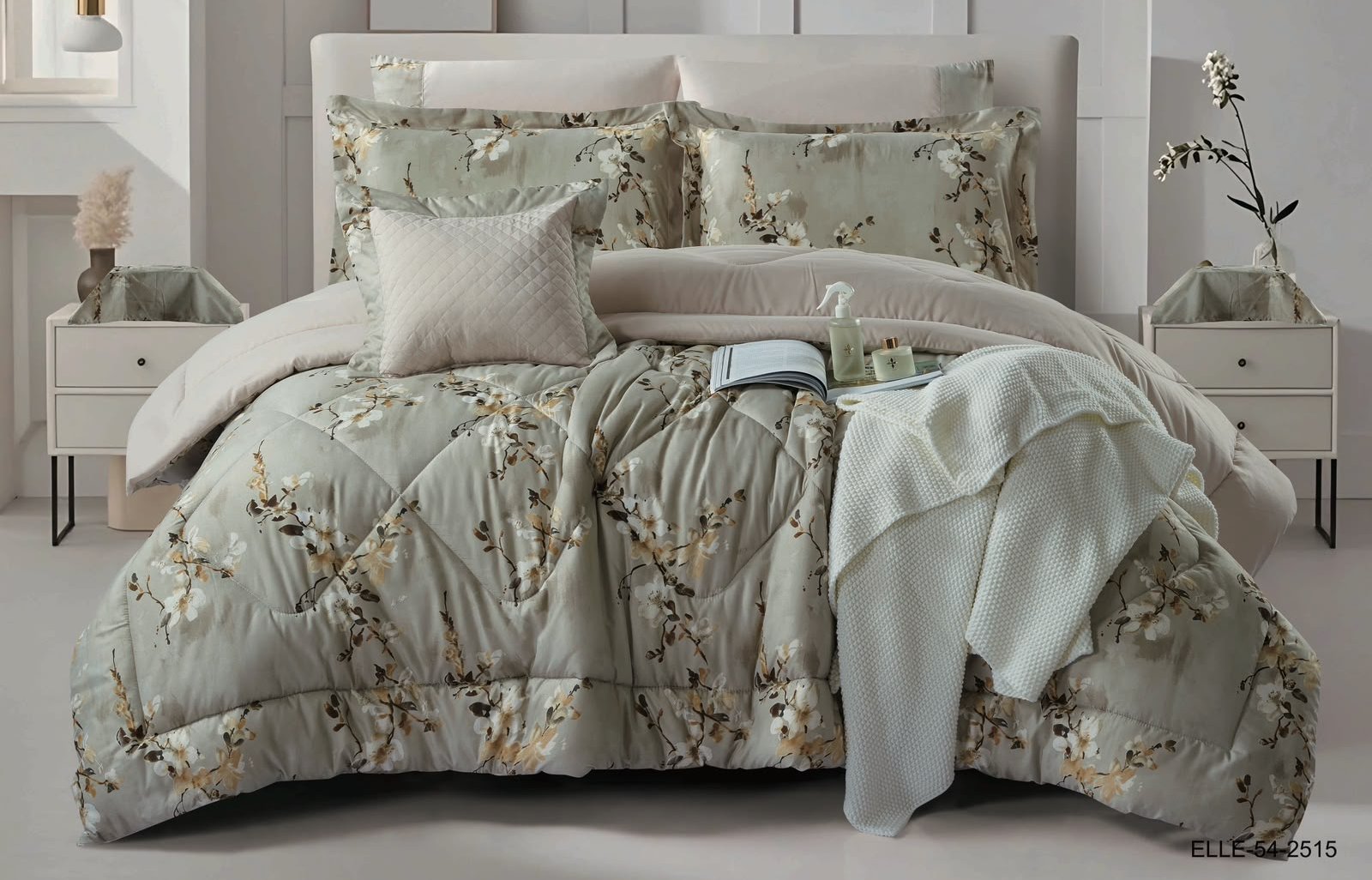 SUPERKING SIZE COMFORTER 9PCS SET WITH HARD BOX PACKING