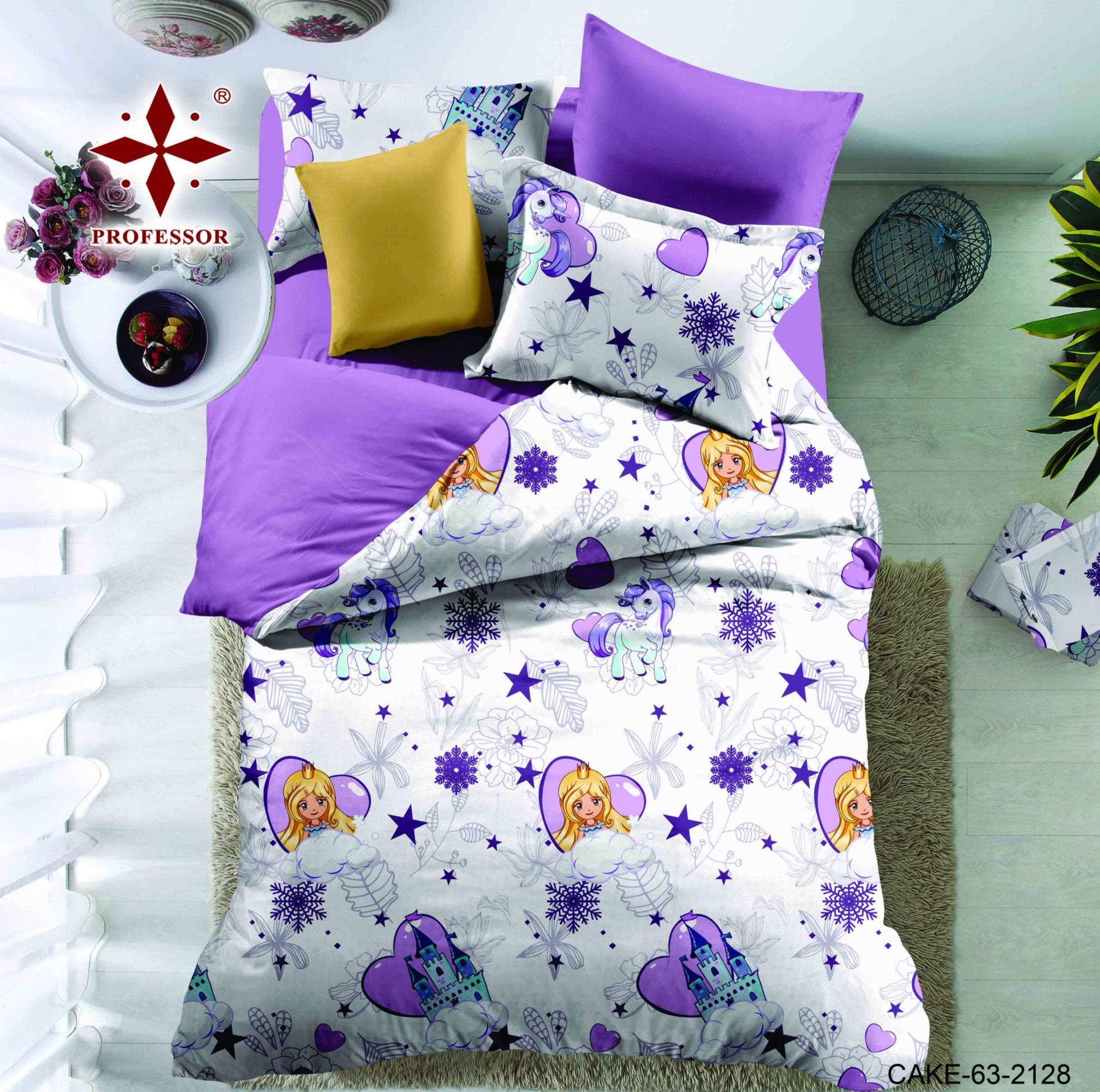 4PC COMFORTER SET-SINGLE 160 × 220 cm
