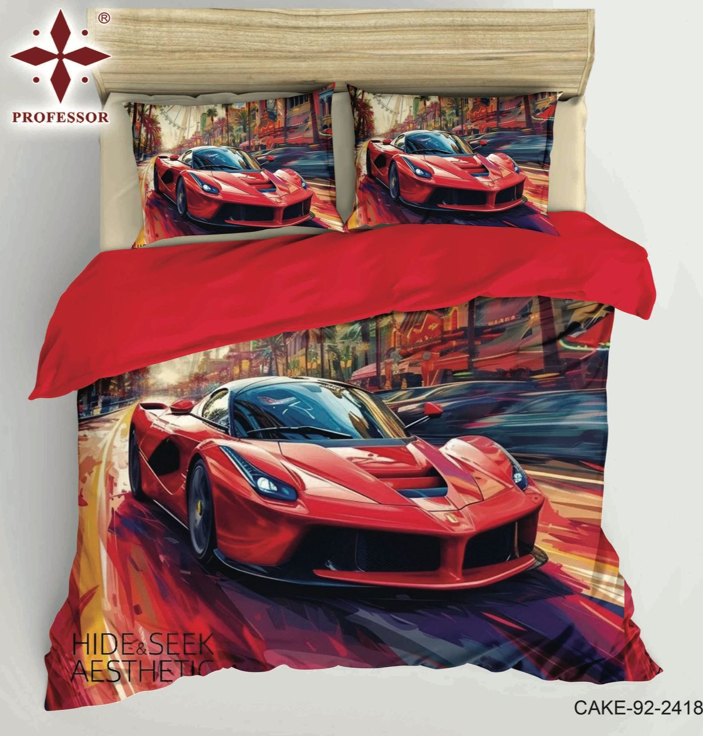 4PC COMFORTER SET-SINGLE 160 × 220 cm