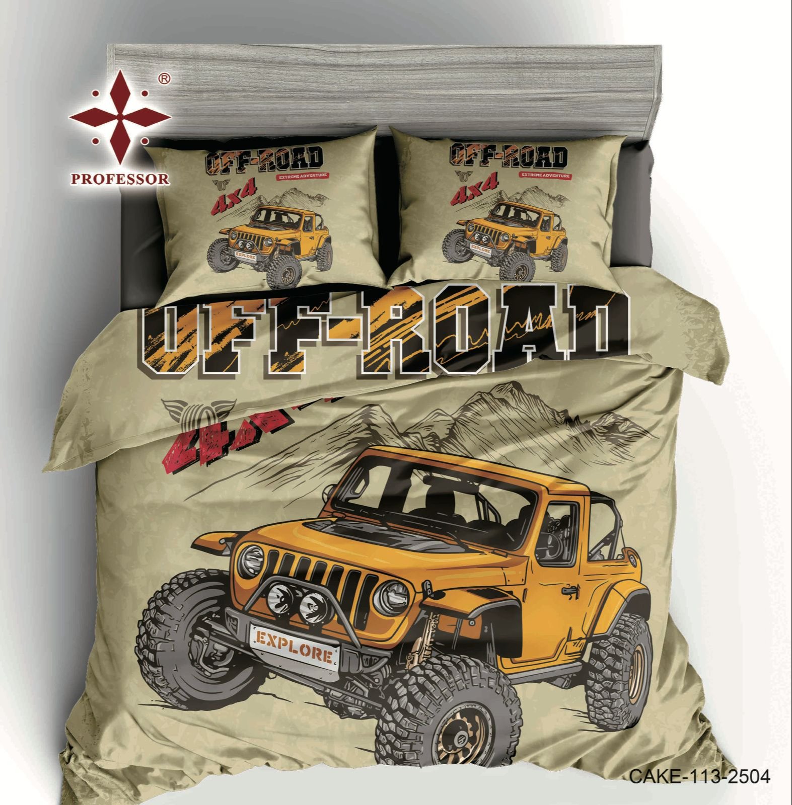 4PC COMFORTER SET-SINGLE 160 × 220 cm