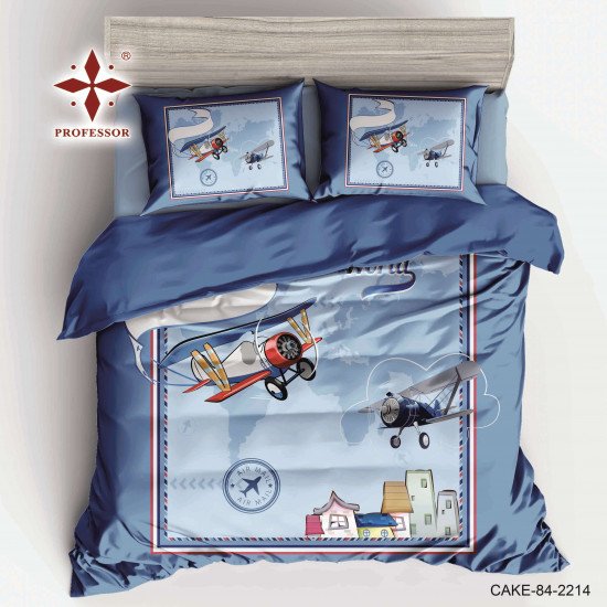 4PC COMFORTER SET-SINGLE 160 × 220 cm