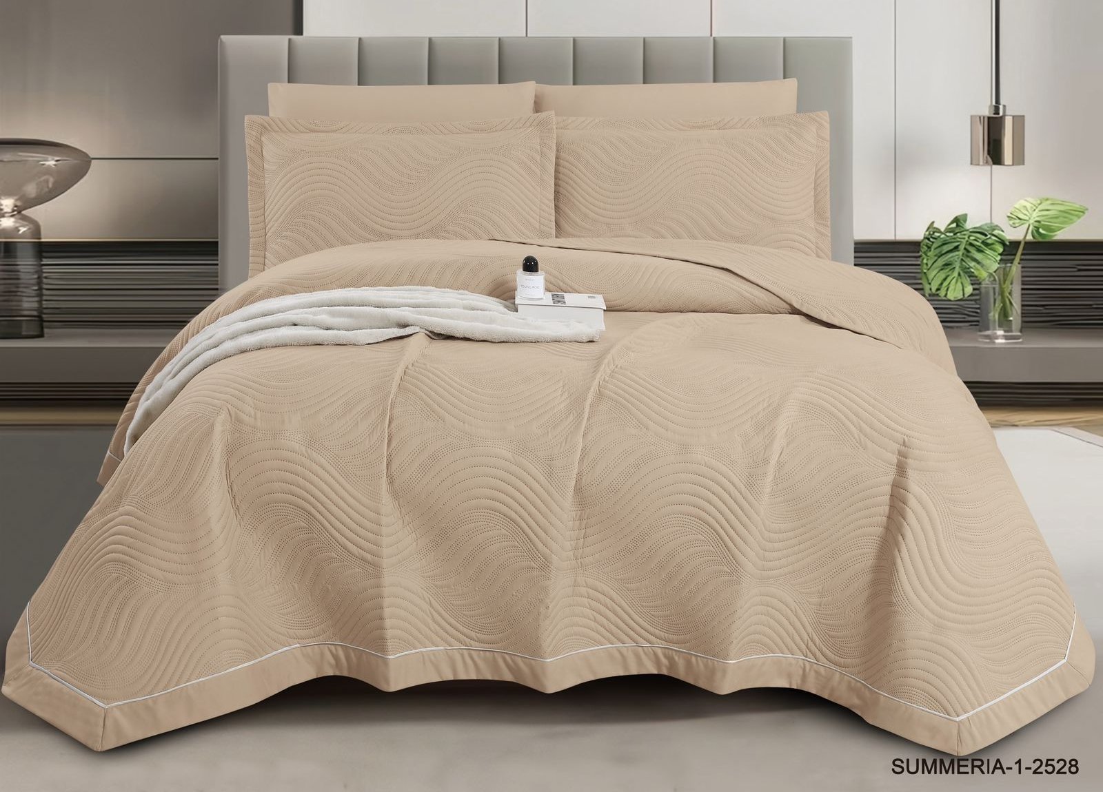6 Pcs Bedspread Set – Premium Comforter & Bedding Set
