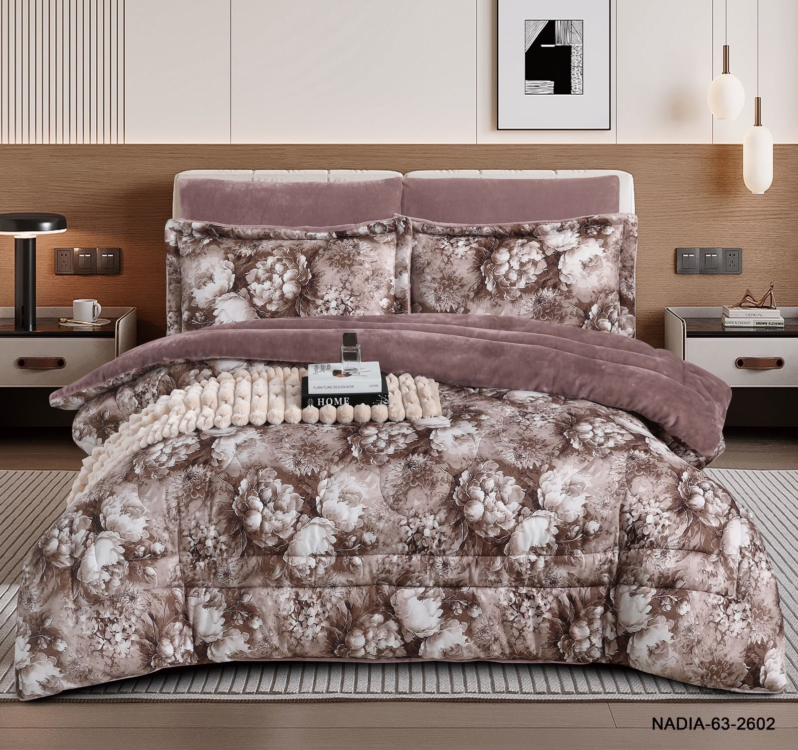 6PCS Winter Comforter Set – Double Size