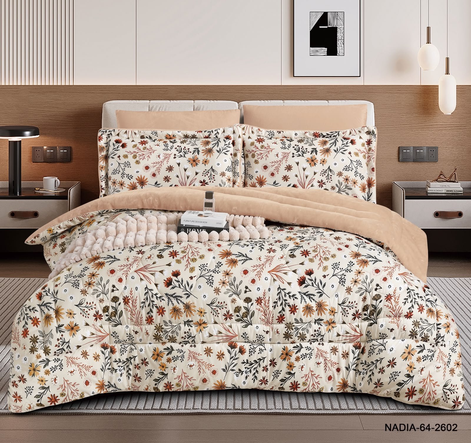 6PCS Winter Comforter Set – Double Size