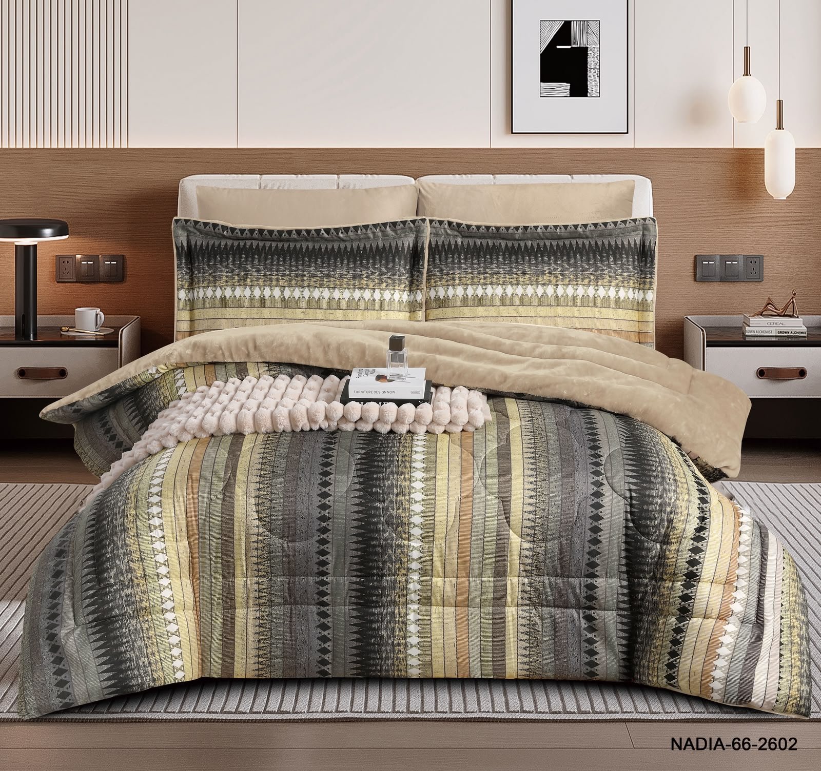 6PCS Winter Comforter Set – Double Size