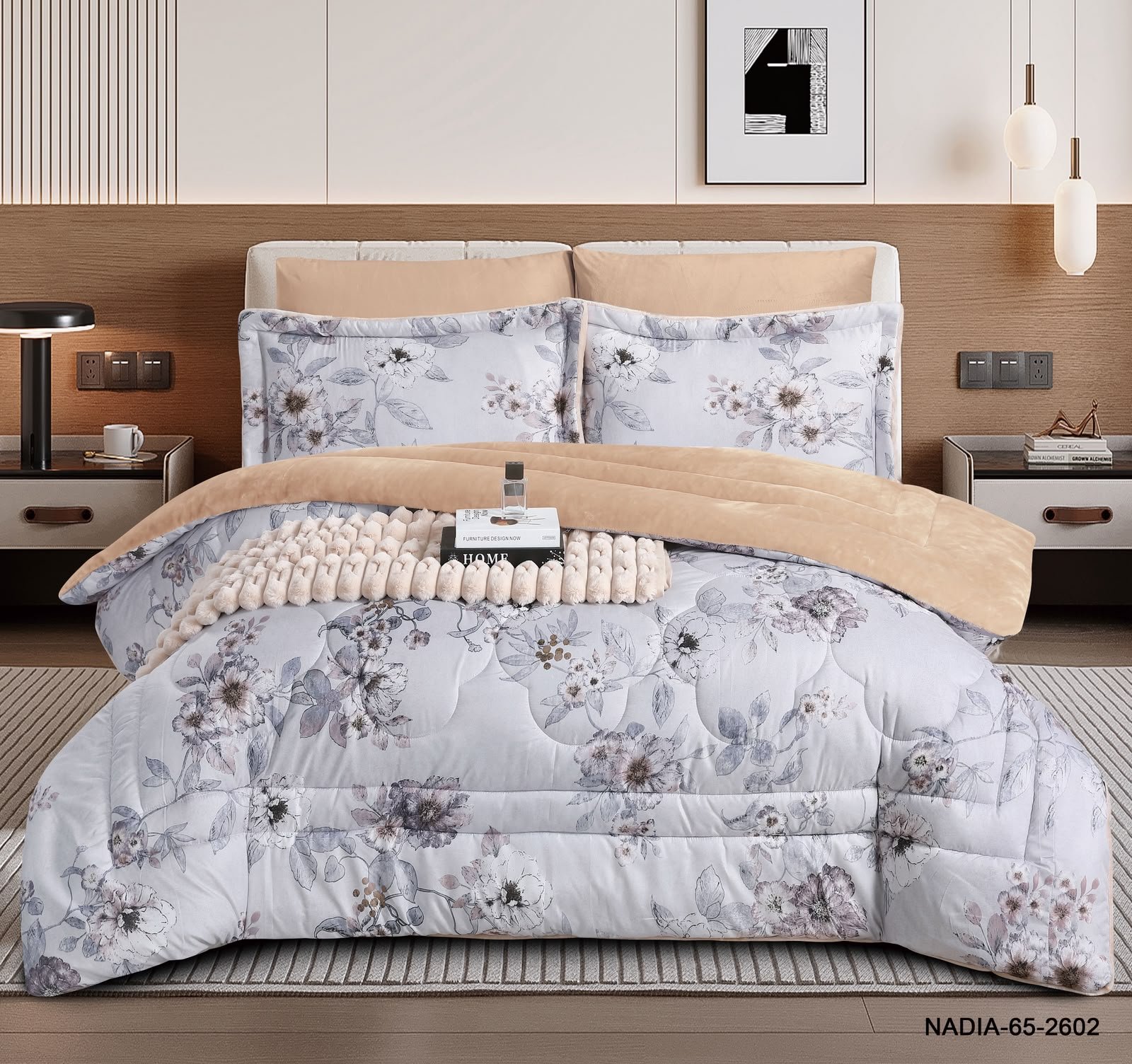 4-Piece Single Winter Comforter Set