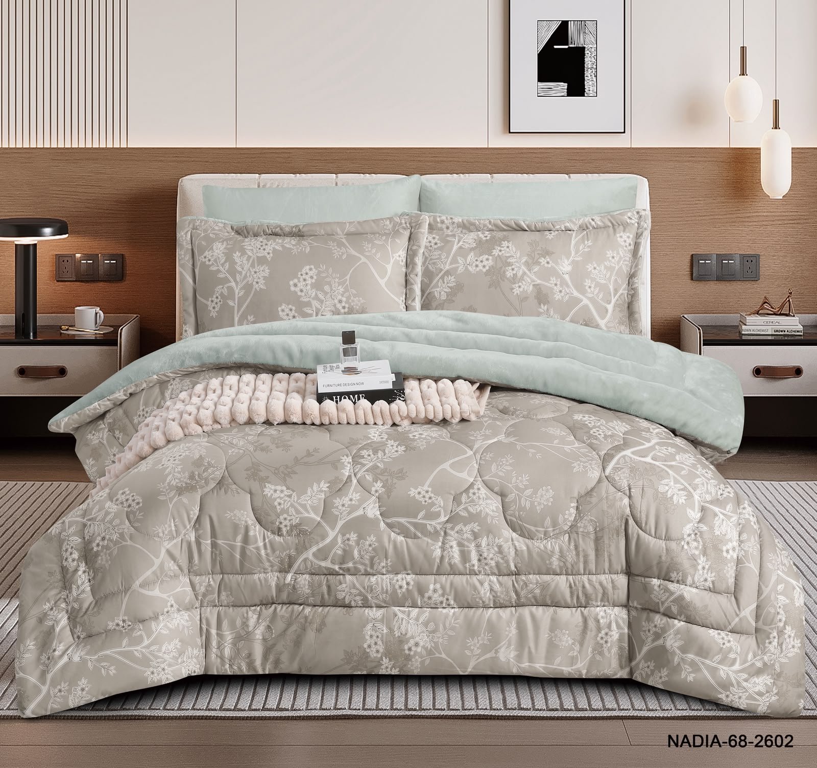 4-Piece Single Winter Comforter Set