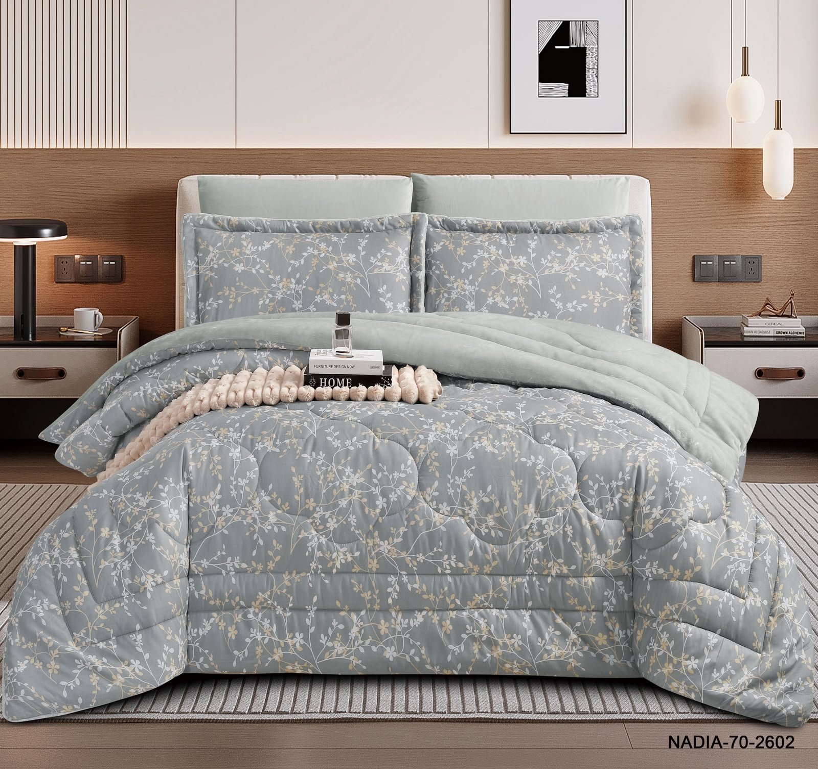 4-Piece Single Winter Comforter Set