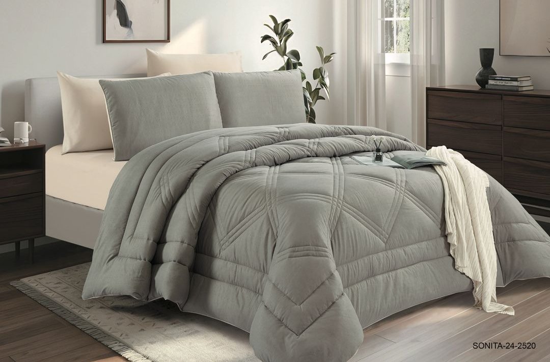 4PC COMFORTER SET-SINGLE 160 × 220 cm
