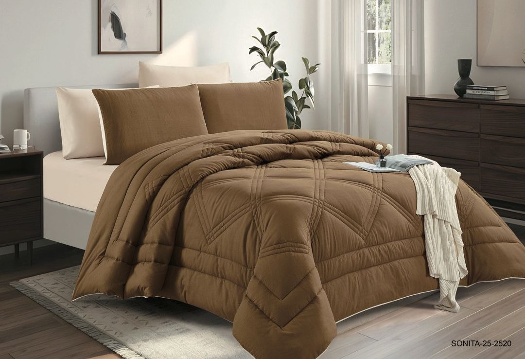 4PC COMFORTER SET-SINGLE 160 × 220 cm