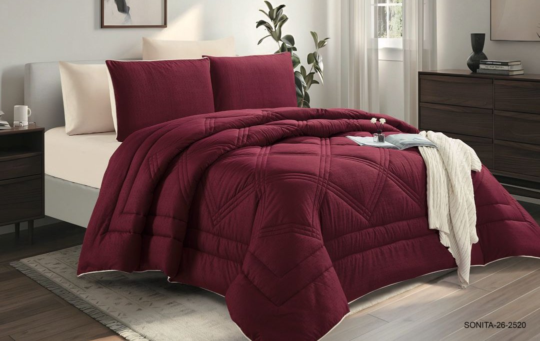 4PC COMFORTER SET-SINGLE 160 × 220 cm
