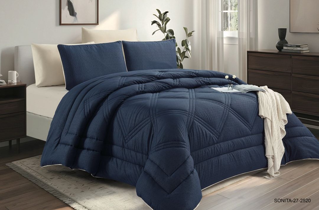 4PC COMFORTER SET-SINGLE 160 × 220 cm